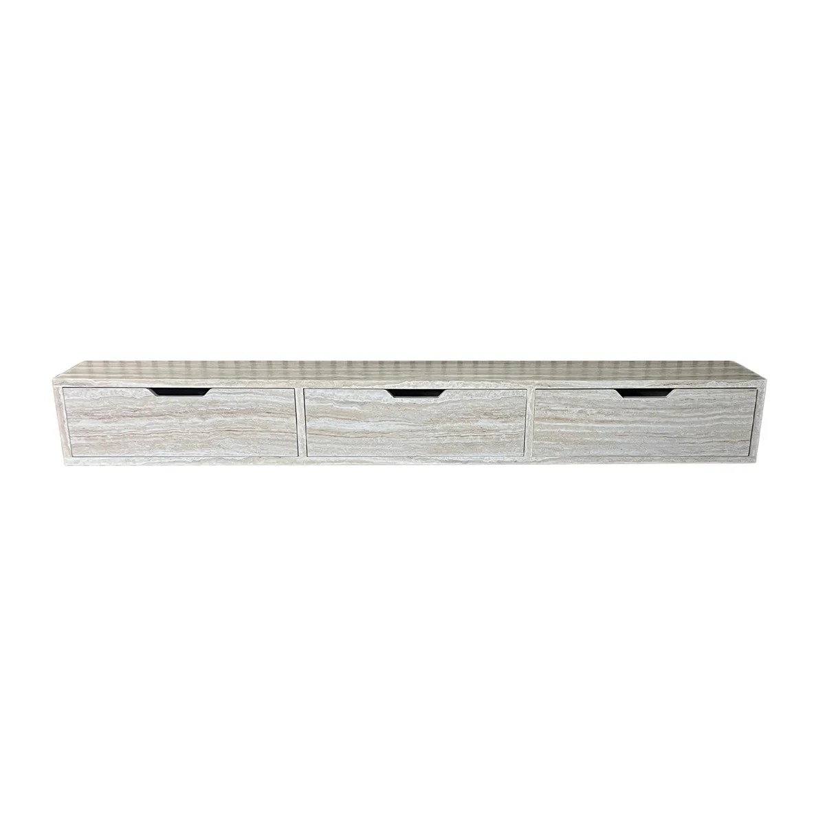 WALL CABINET FLINTSTONE VENEER PLAIN 160X24X20