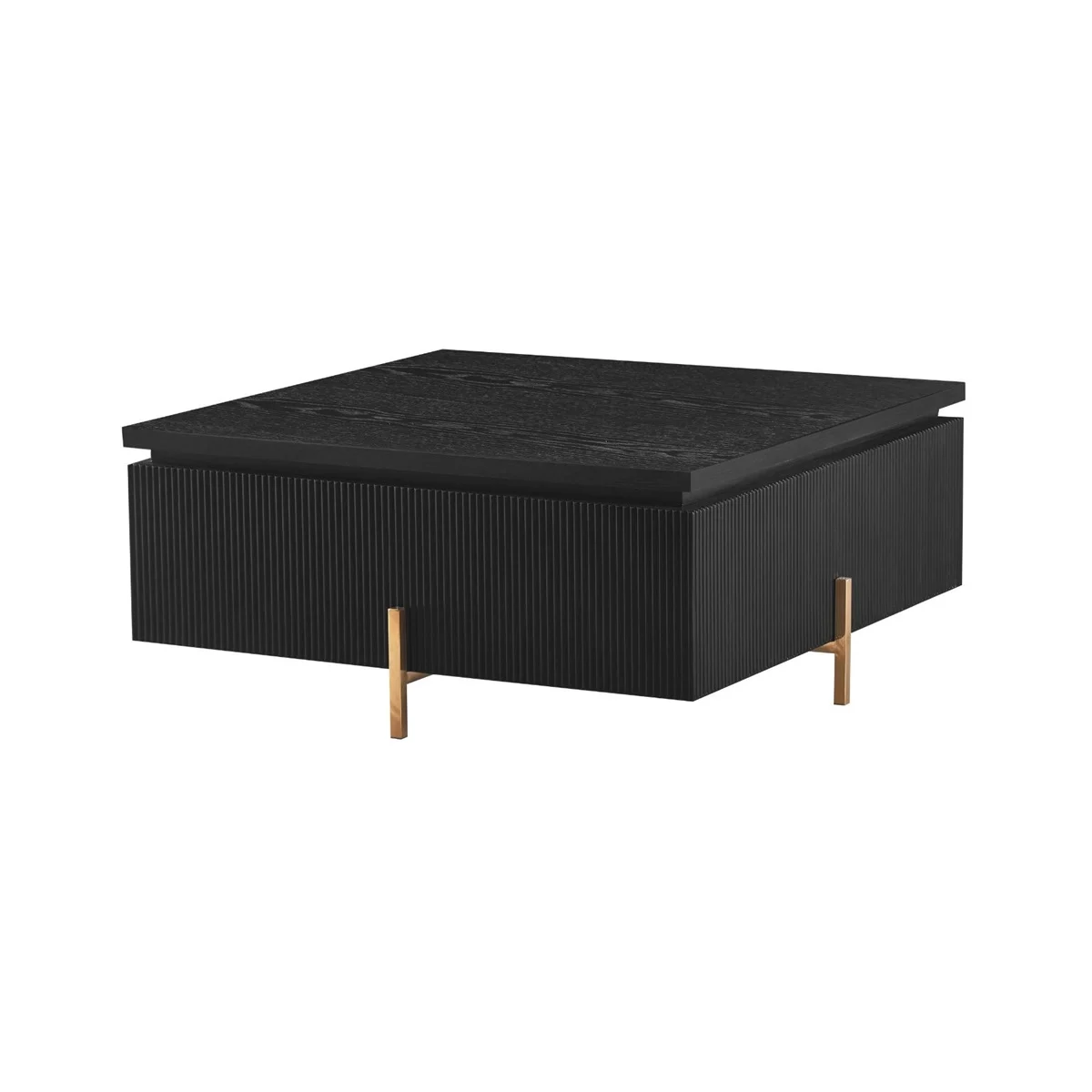 FOSTER CT BLACK VENEER PLAIN 100X100X45 GOLD 9100030392