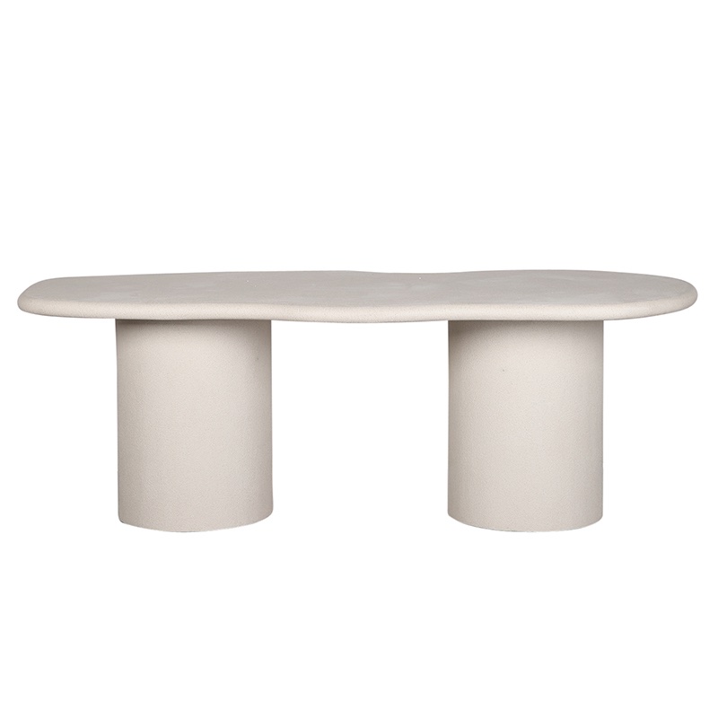 Scandi Dining Table Micro Cement