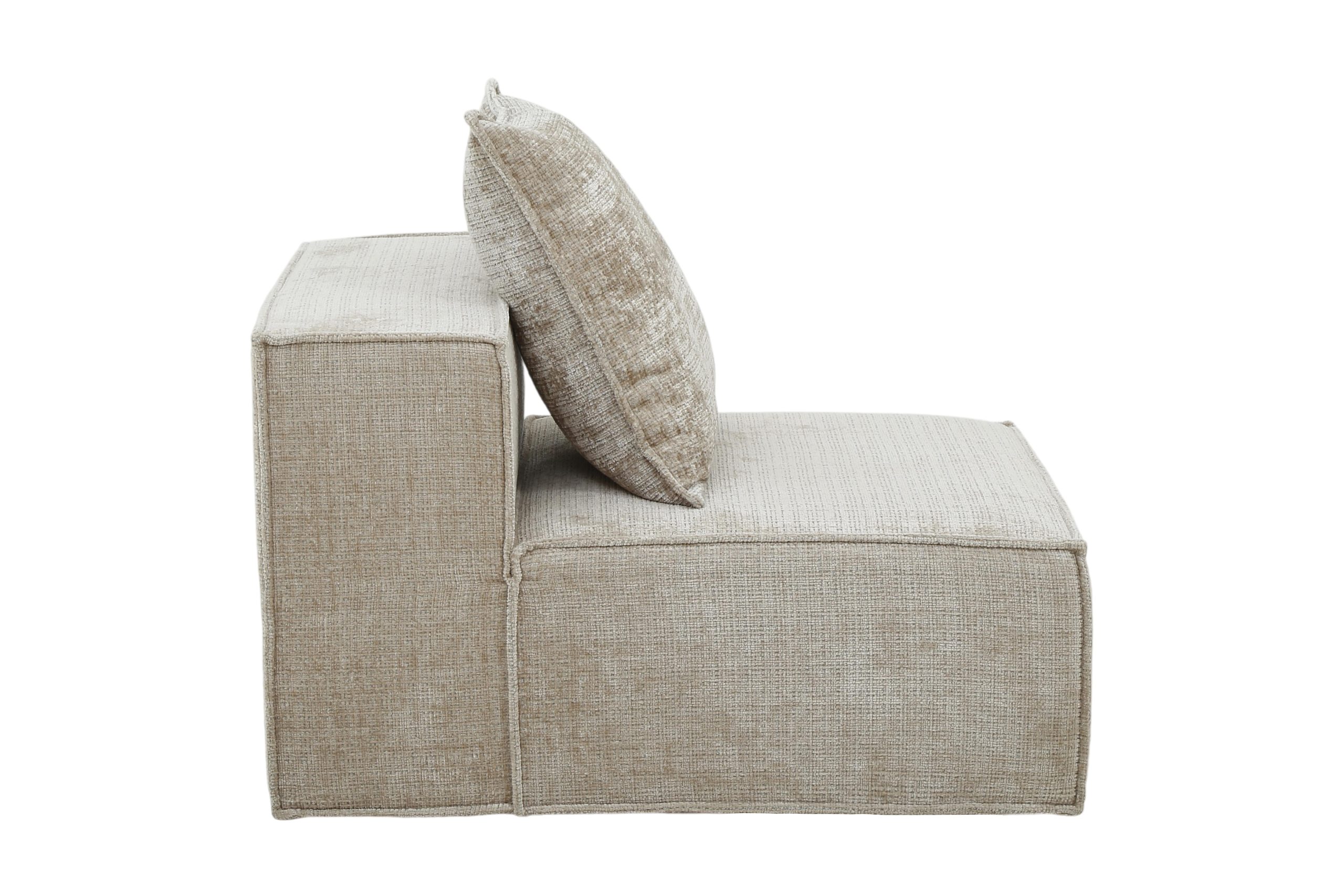 Boneless Sofa Nomad Middle Part Cream 3