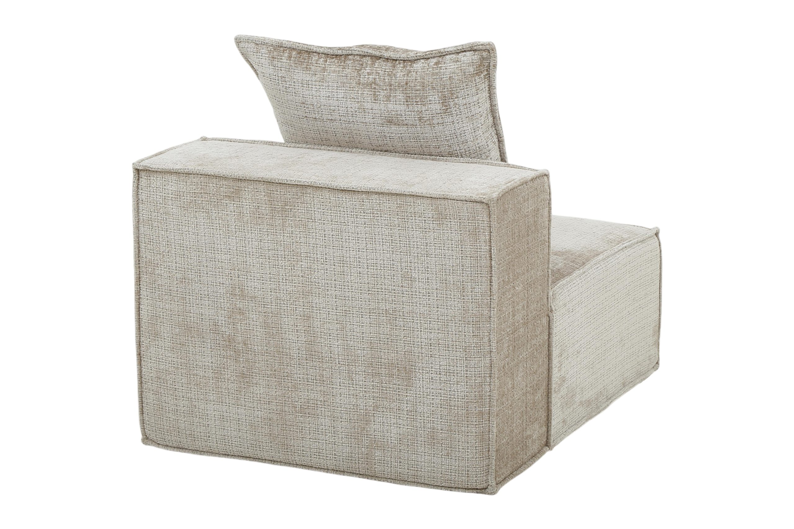 Boneless Sofa Nomad Middle Part Cream 4