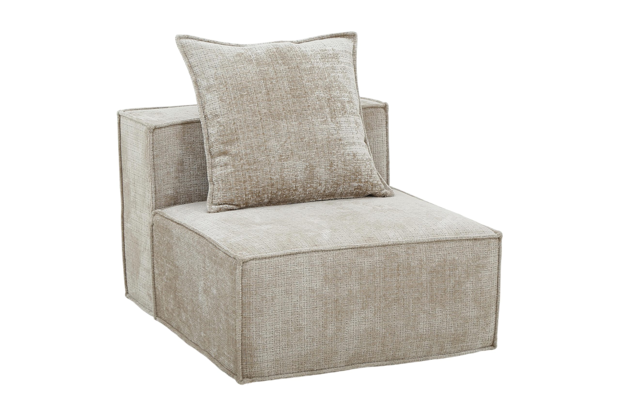 Boneless Sofa Nomad Middle Part Cream