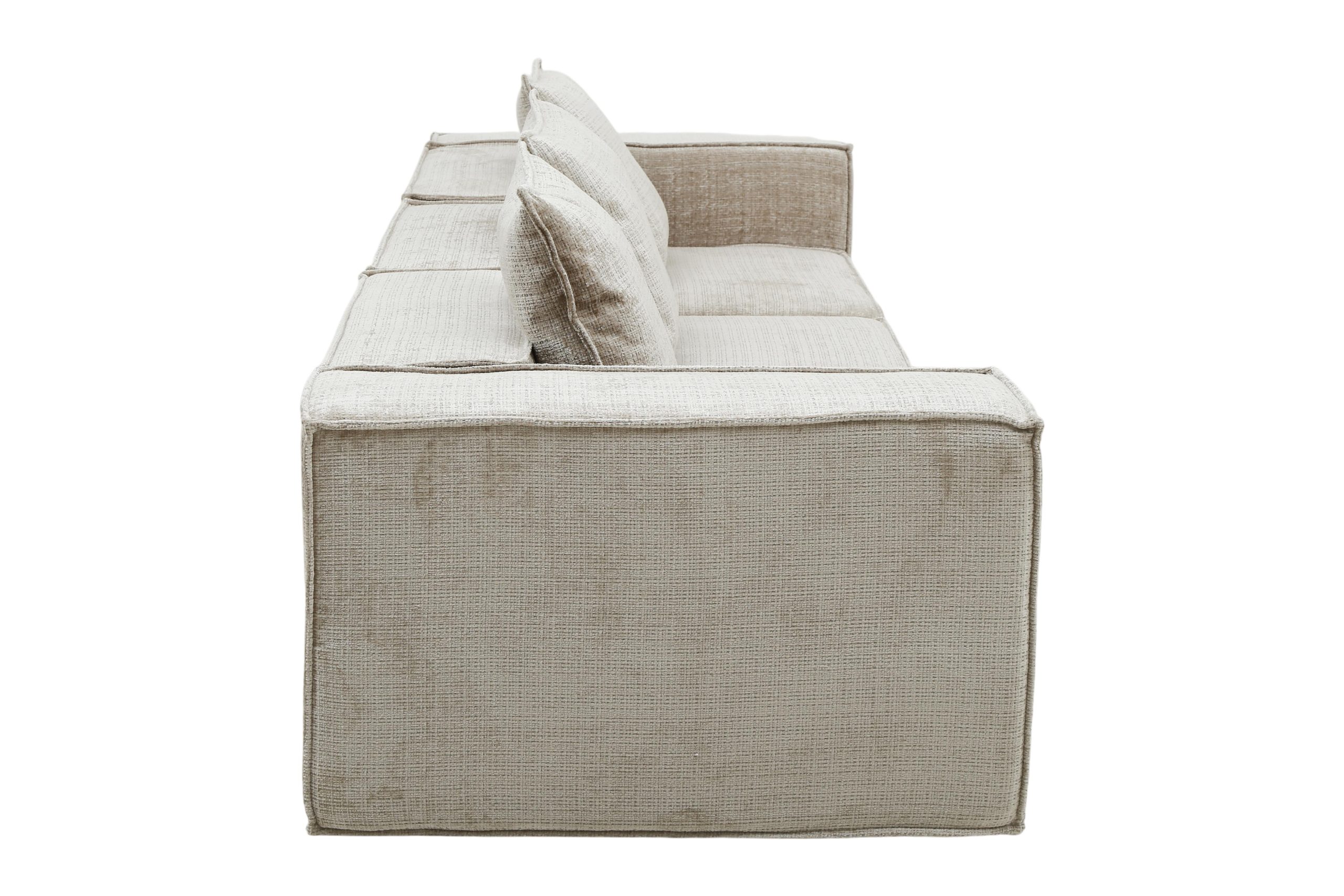 Boneless Sofa Nomad Three Seater Cream 3