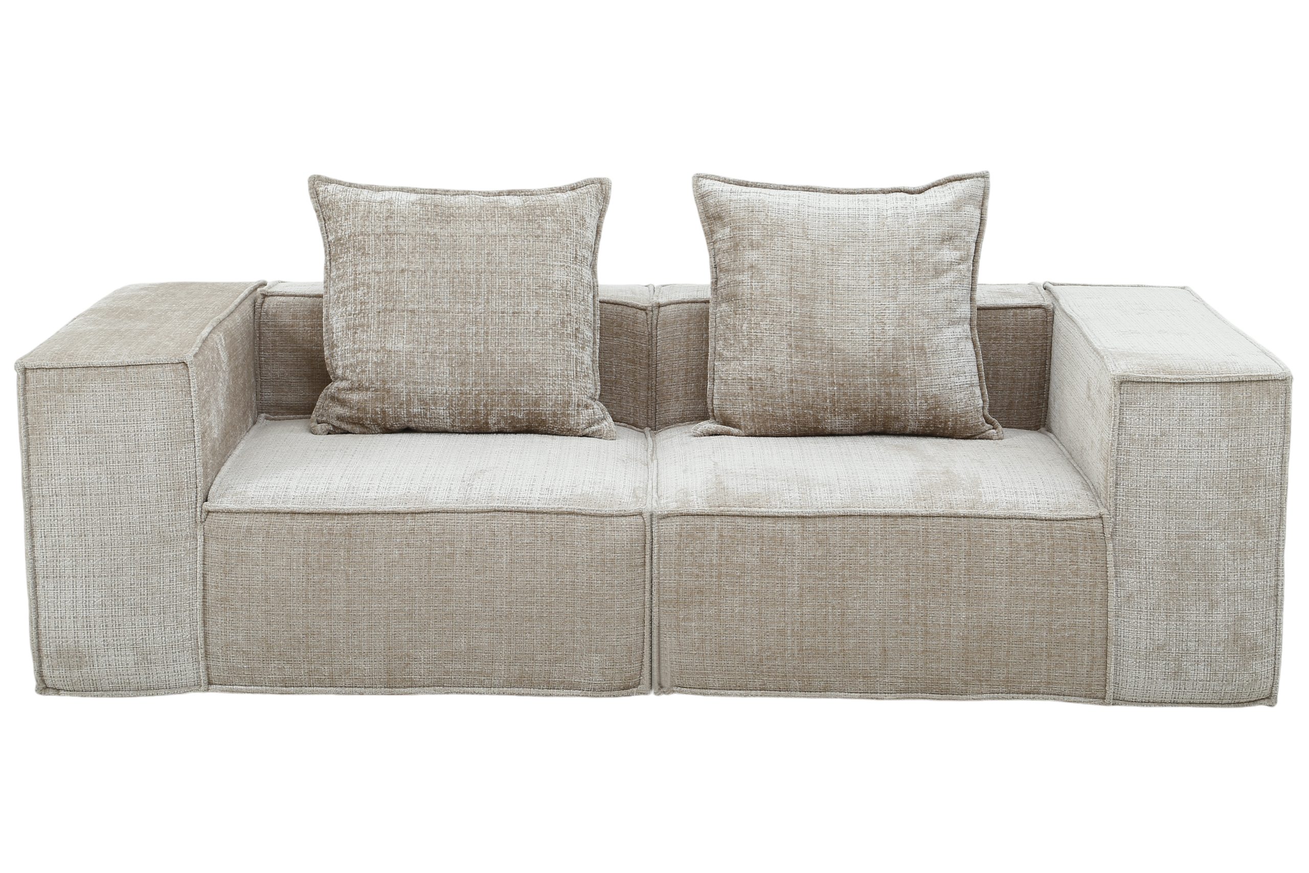 Boneless Sofa Nomad Two Seater Cream 2