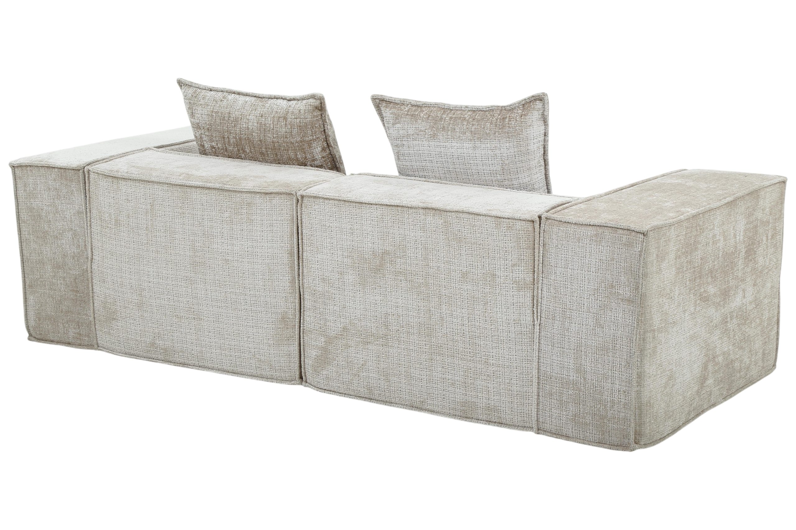 Boneless Sofa Nomad Two Seater Cream 4